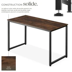 Bureau Style industriel Grand espace pour les jambes