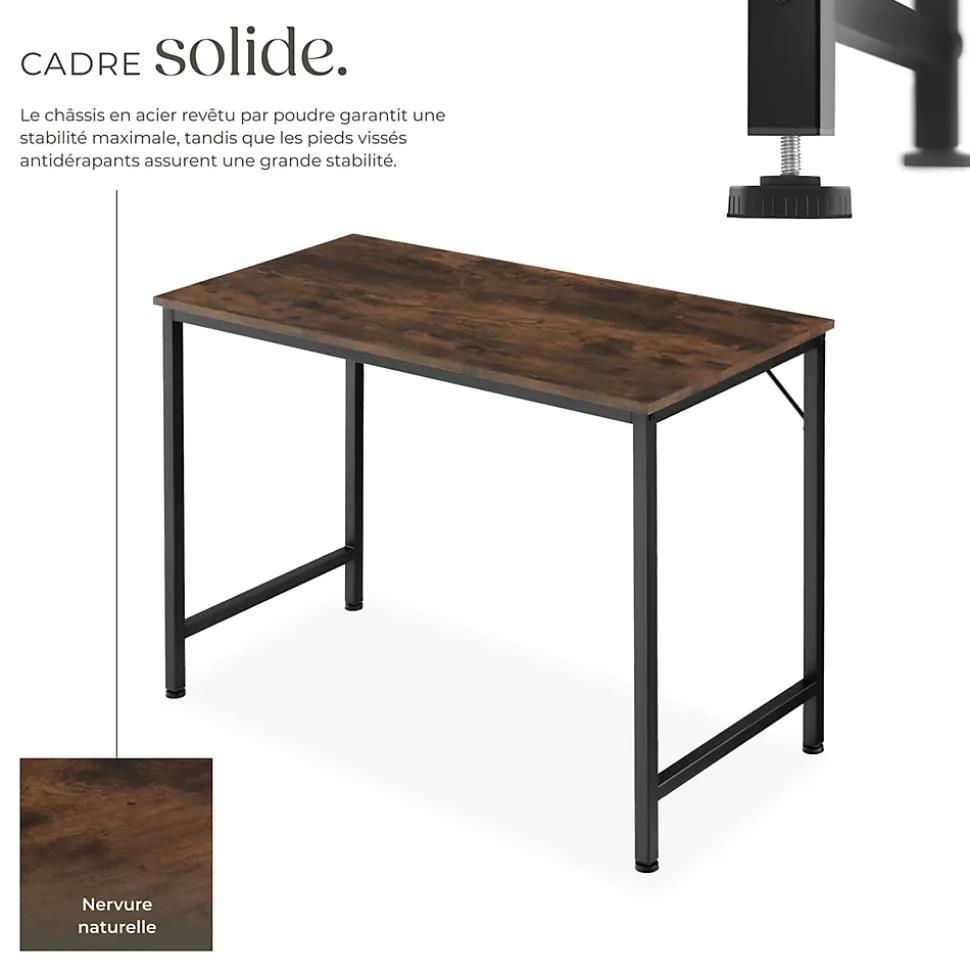 Bureau Style industriel Grand espace pour les jambes