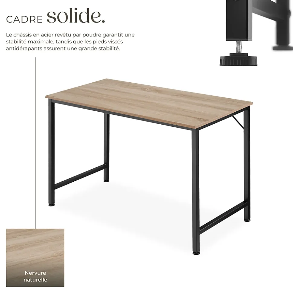 Bureau Style industriel Grand espace pour les jambes