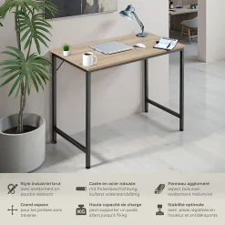 Bureau Style industriel Grand espace pour les jambes