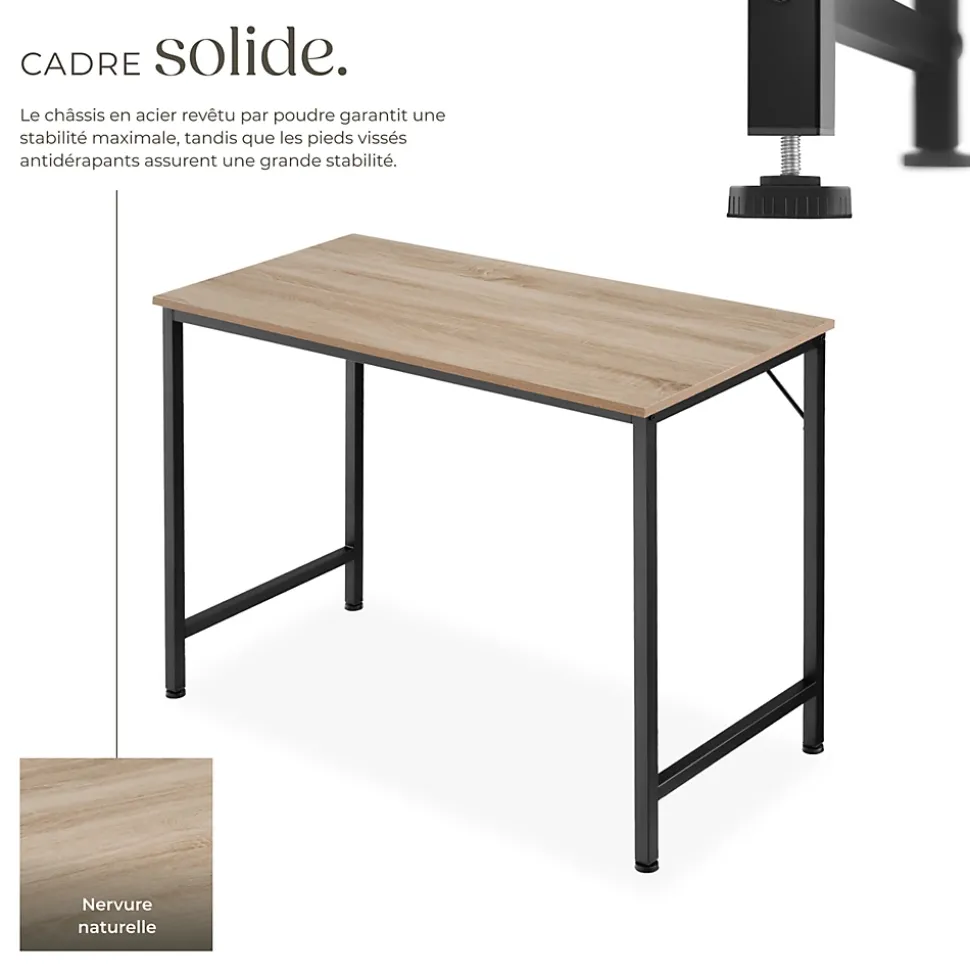 Bureau Style industriel Grand espace pour les jambes