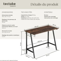 Bureau Style industriel Structure en trapèze