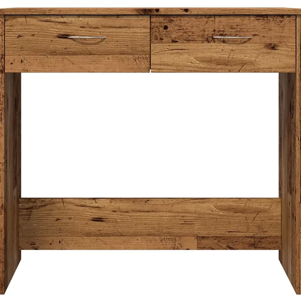 Bureau style vieux bois 80x40x75 cm bois d'ingénierie vidaXL
