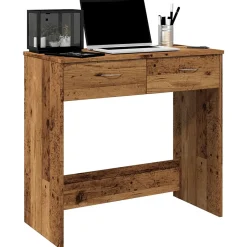 Bureau style vieux bois 80x40x75 cm bois d'ingénierie vidaXL