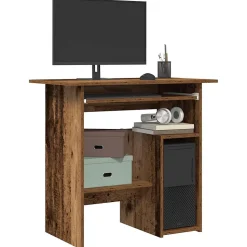 Bureau vieux bois 80x45x74 cm bois d'ingénierie vidaXL