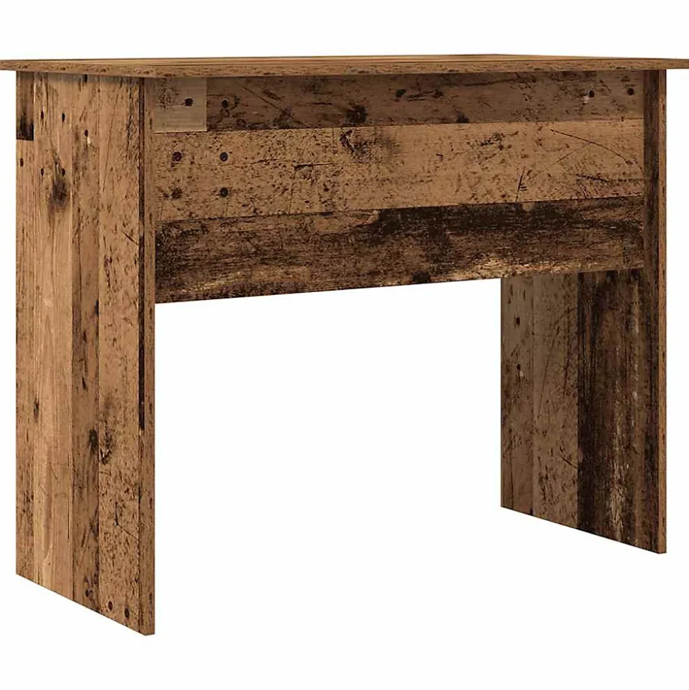 Bureau vieux bois 90x50x74 cm bois d'ingénierie vidaXL
