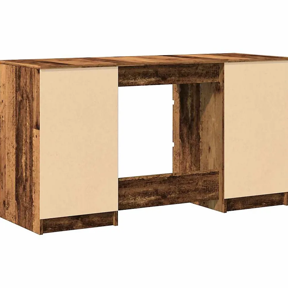 Bureau vieux bois 140x50x77 cm bois d'ingénierie vidaXL