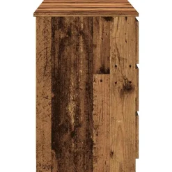Bureau vieux bois 140x50x77 cm bois d'ingénierie vidaXL