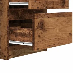 Bureau vieux bois 140x50x77 cm bois d'ingénierie vidaXL