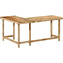 Bureau 165x110x75 cm bois massif de manguier vidaXL