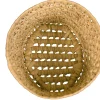 Cache pot feuilles de palmier (15 cm - Naturel)