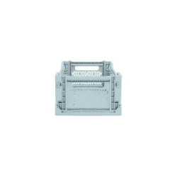 Cagette plastique pliable bleu ciel taille S