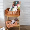 Cagette plastique recyclé pliable terracotta taille M