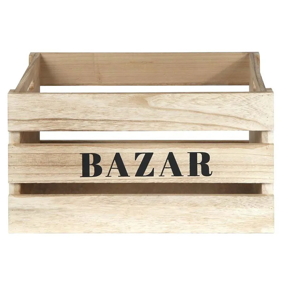 Cagettes en bois Bazar (Lot de 3)