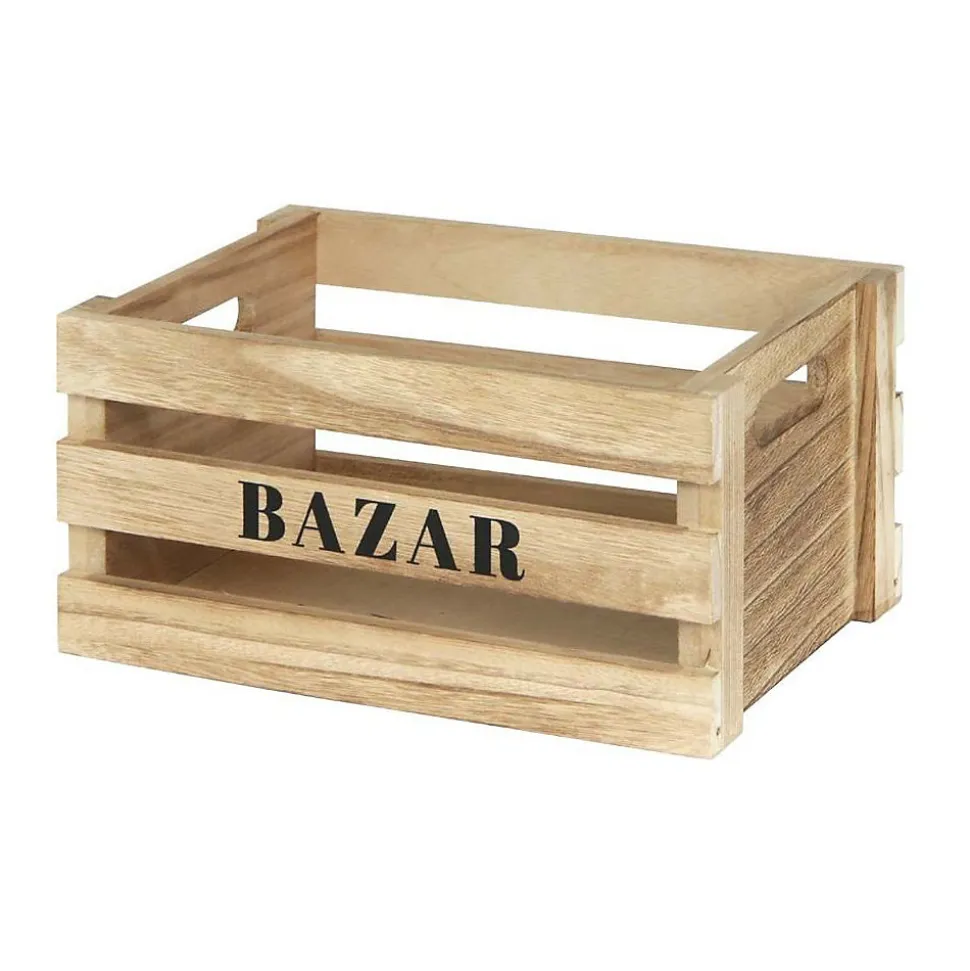 Cagettes en bois Bazar (Lot de 3)