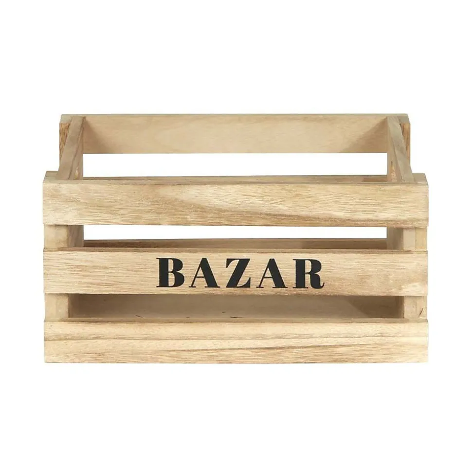 Cagettes en bois Bazar (Lot de 3)