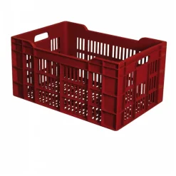 Caisse ajourée 600 x 400 x 300 mm 60 L - brique