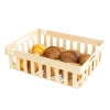 Caisse ajourée empilable emboîtable 400 x 300 x 120 mm - 13 L - beige