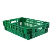 Caisse alimentaire ajourée empilable emboitable 27 litres en plastique recyclé
