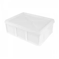 Caisse Alimentaire Pleine 400x300x130 - 12L - blanc