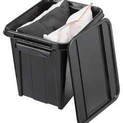Caisse avec couvercle en Plastique Recyclé 53 litres