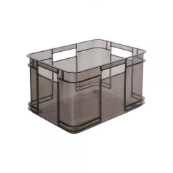 Caisse de rangement Empilable 16 litres Euro-Box M - Gris