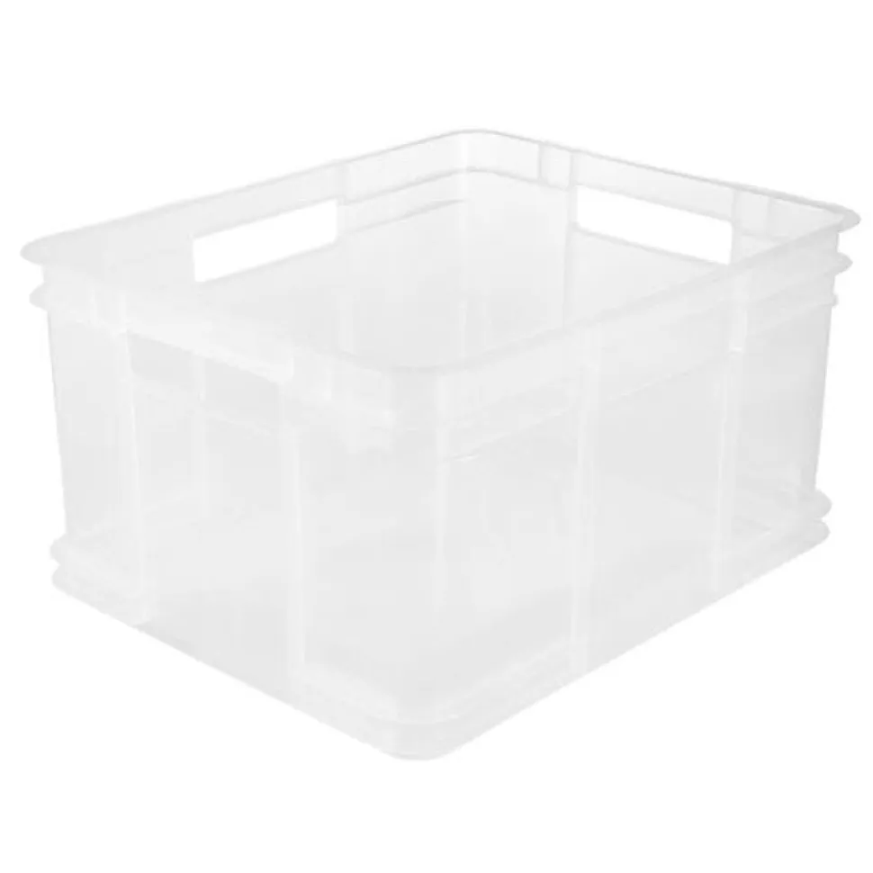 Caisse de Rangement Empilable 28 litres Euro-Box XL - Transparent