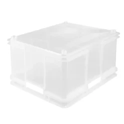 Caisse de rangement Empilable 16 litres Euro-Box M - Naturel