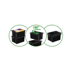 Caisse de rangement Professionnelle empilable 32 litres