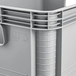 Caisse de rangement professionnelle alimentaire 20 litres - Gris
