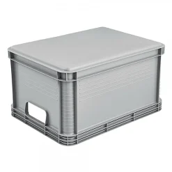 Caisse de rangement professionnelle alimentaire 20 litres - Gris