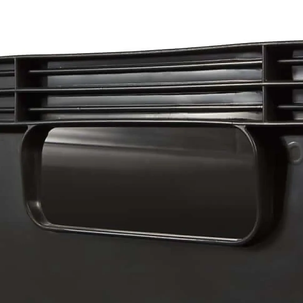 Caisse de rangement professionnelle alimentaire 20 litres - Noir
