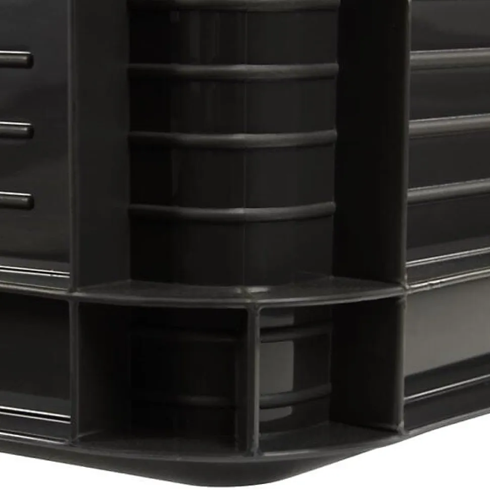 Caisse de rangement professionnelle alimentaire 20 litres - Noir