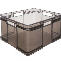 Caisse de Rangement Transparente 54 litres Euro-Box XXL - Gris