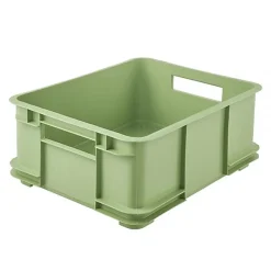 Caisse Empilable en plastique recyclé 20 litres - Vert
