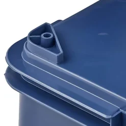 Caisse Empilable en plastique recyclé 20 litres - Bleu Foncé