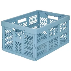 Caisse Fold'n Box 45L plastique - Bleu- 5five