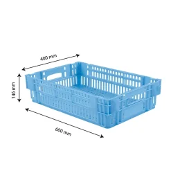 Caisse liaison froide 27 L - bleu