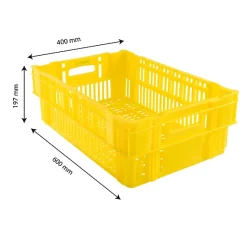 Caisse liaison froide 37 L - jaune