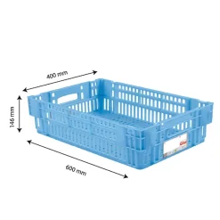 Caisse liaison froide HACCP 27 L - bleu