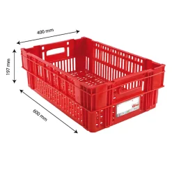Caisse liaison froide HACCP 37 L - rouge