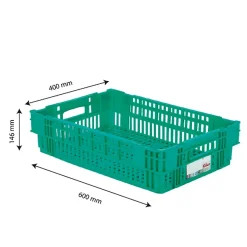 Caisse liaison froide HACCP 27 L - vert