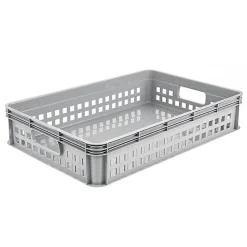 Caisse plate empilable pour fruits et légumes 22 litres