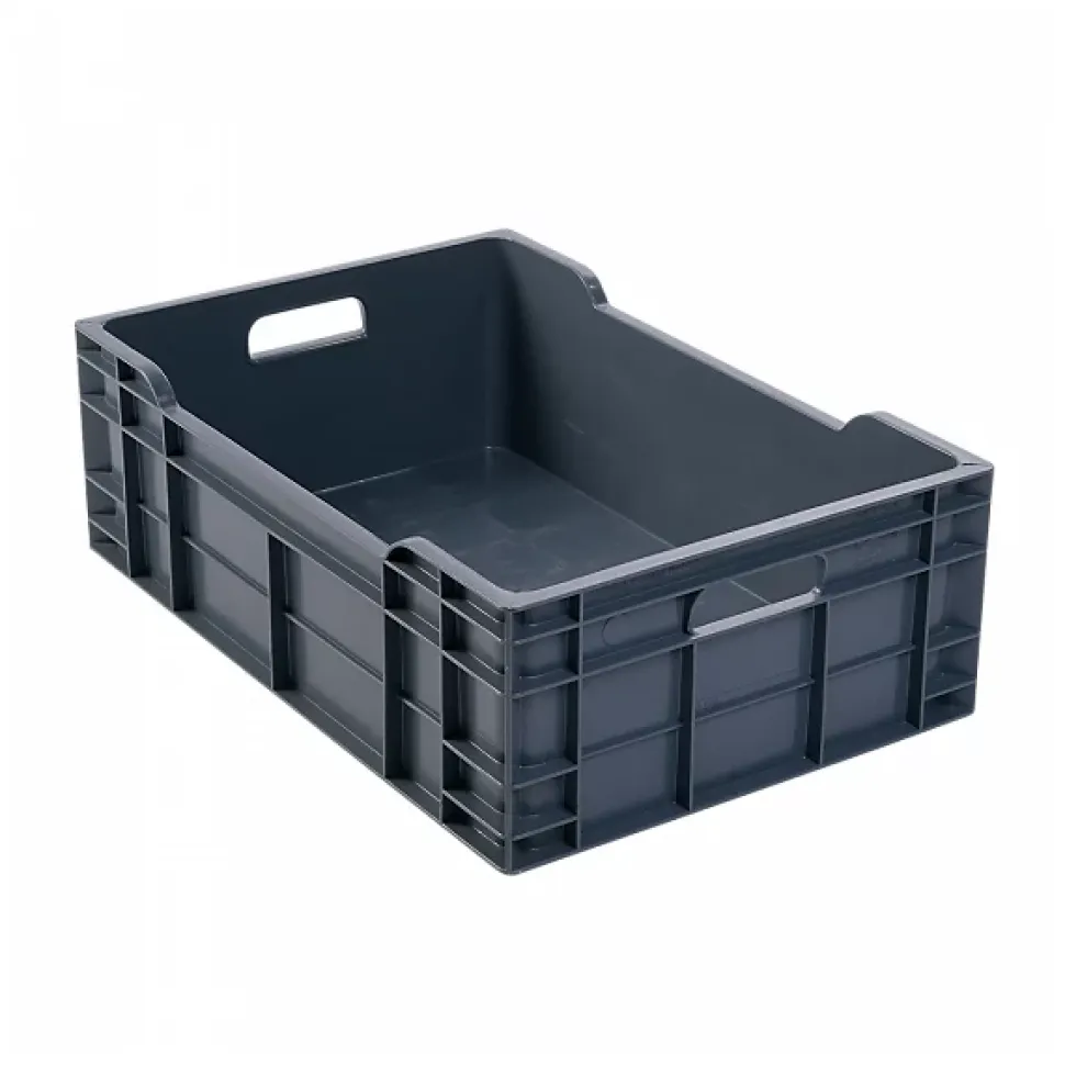 Caisse pleine 600 x 400 x 200 mm 40 L - gris