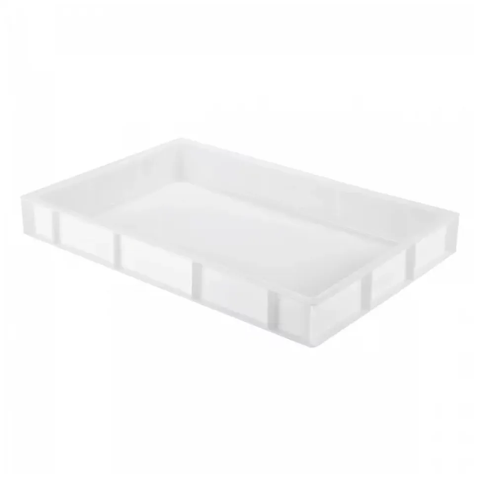 Caisse pleine 600 x 400 x 76 mm 14 L - blanc
