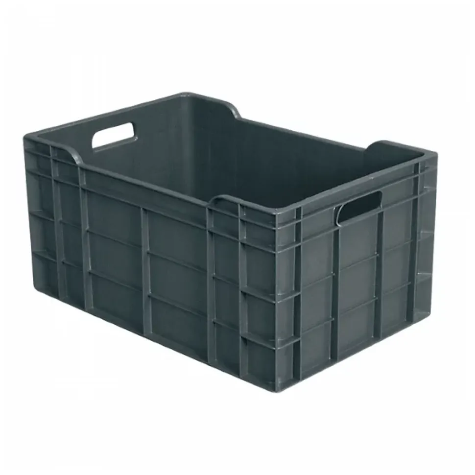 Caisse pleine 600 x 400 x 300 mm 60 L - gris