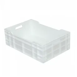 Caisse pleine 600 x 400 x 200 mm 40 L - blanc