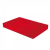 Caisse pleine 600 x 400 x 76 mm 14 L - rouge
