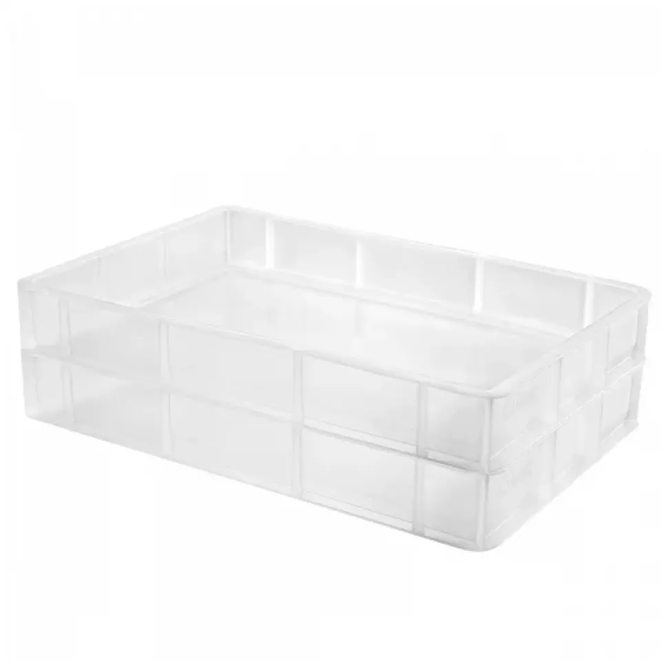 Caisse pleine 600 x 400 x 90 mm 15 L - translucide