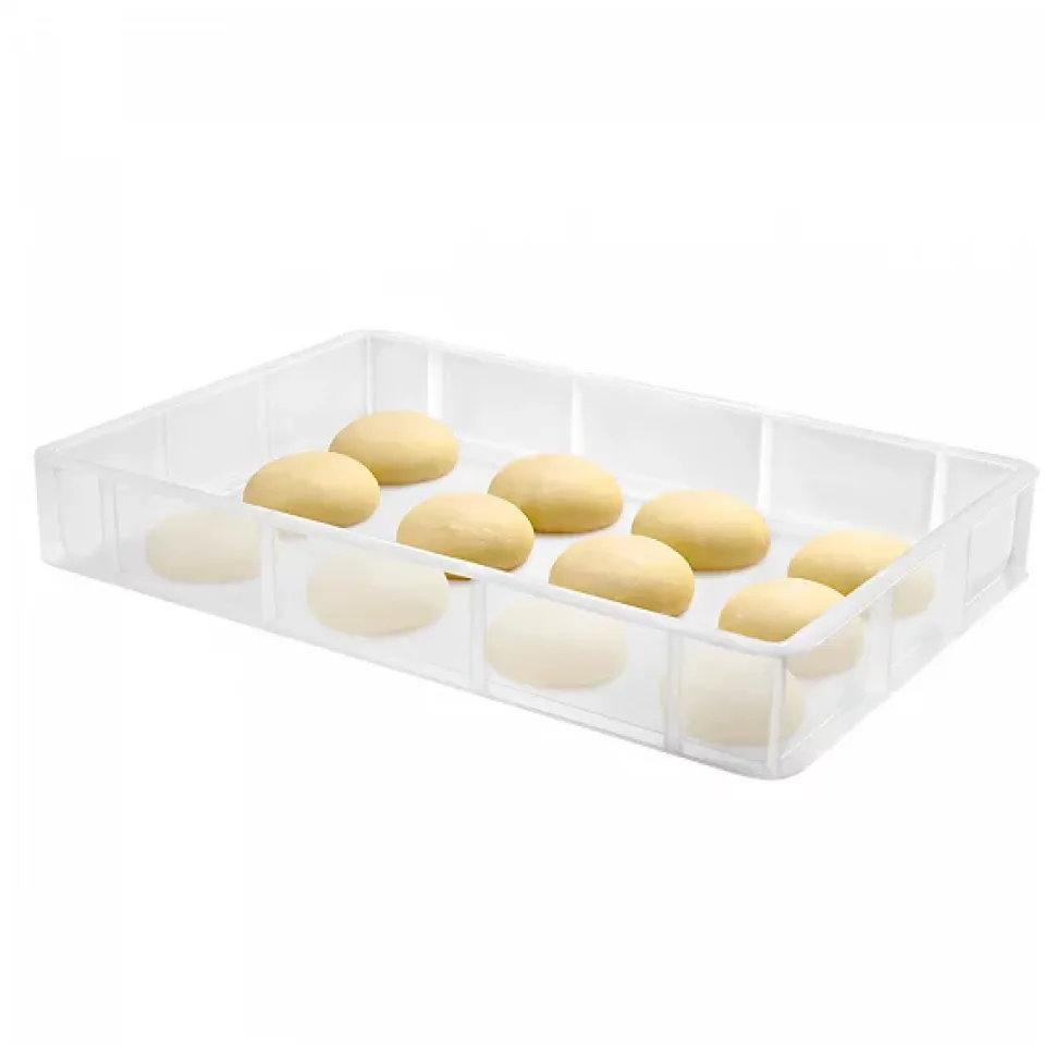 Caisse pleine 600 x 400 x 90 mm 15 L - translucide